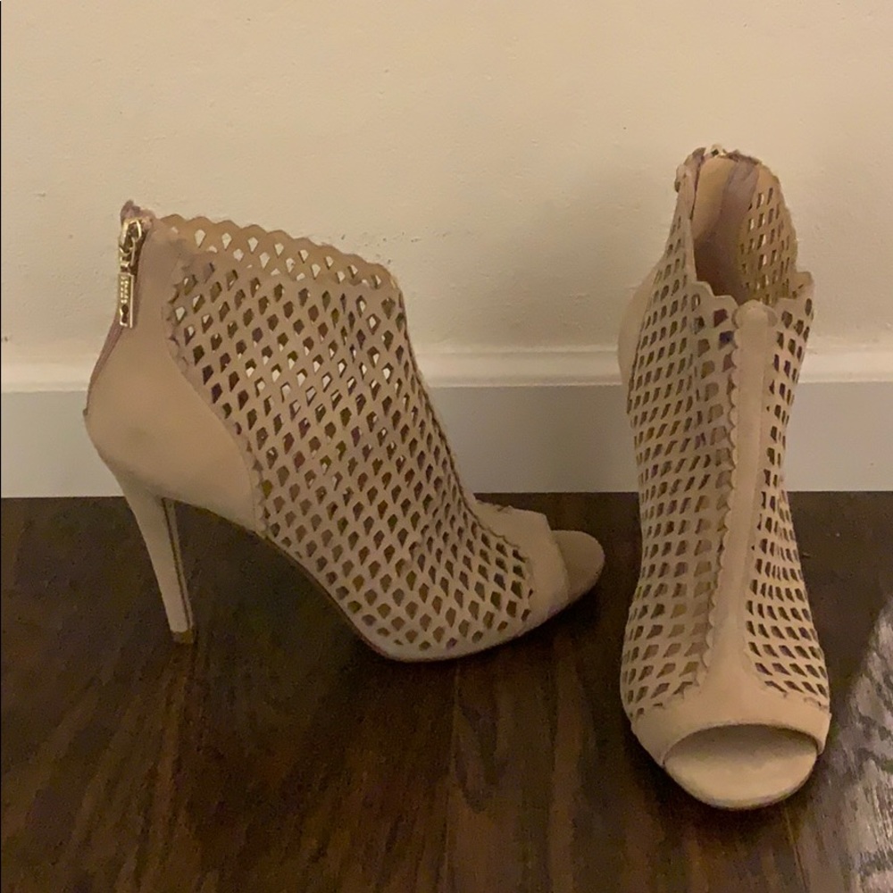 Ivanka Trump Nude Mesh Heel